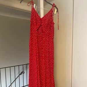 Orchid midi dress in hibiscus - Rue Stiic